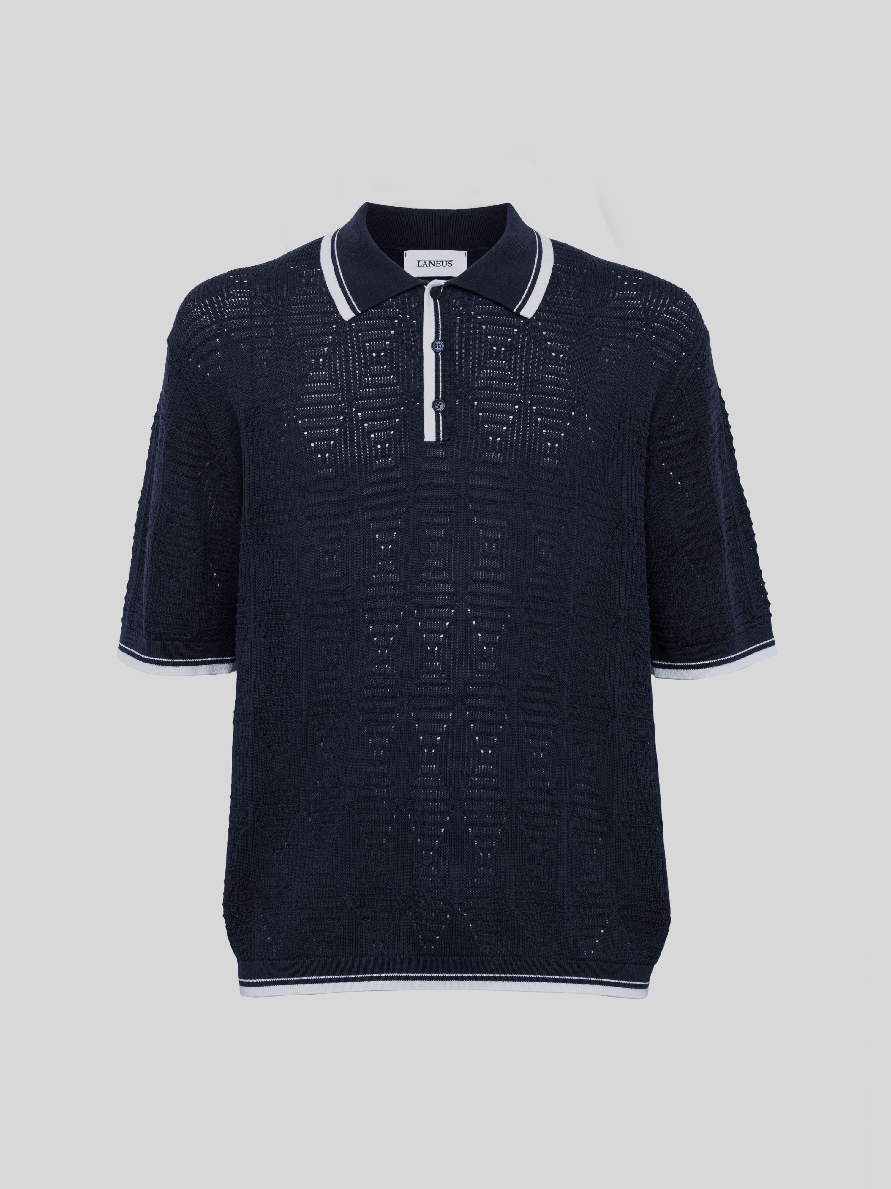 POLO IN MAGLIA TRAFORATA
