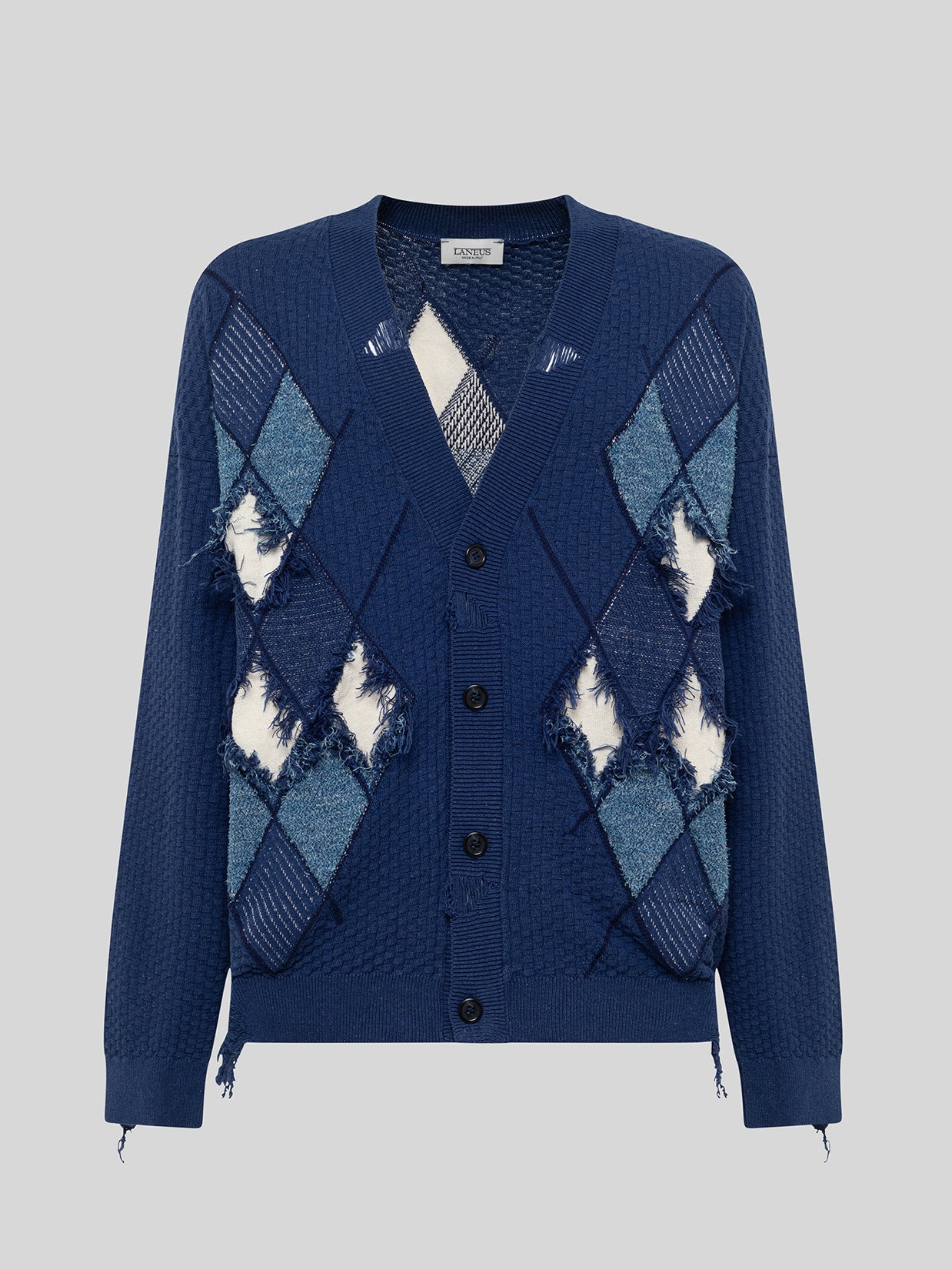 CARDIGAN OVER ARGYLE