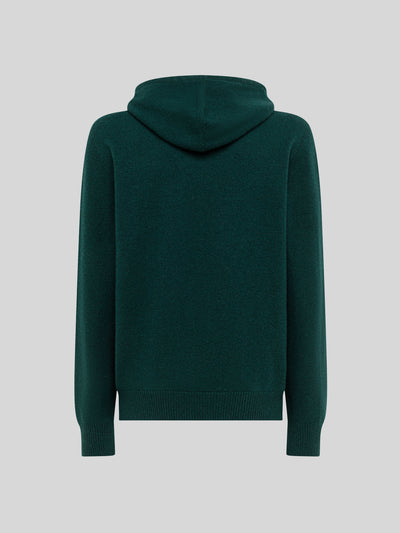 HOODIE IN LANA E CASHMERE