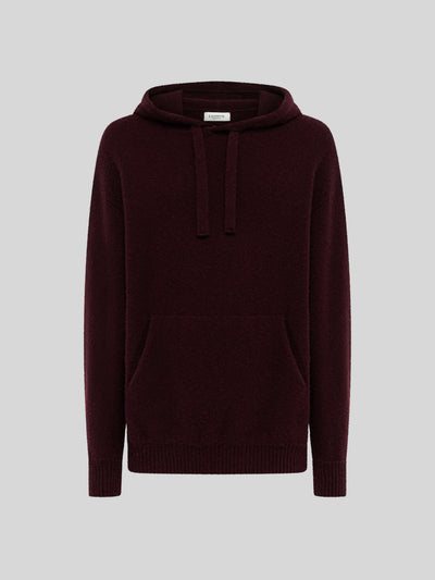 HOODIE IN CASHMERE E SETA