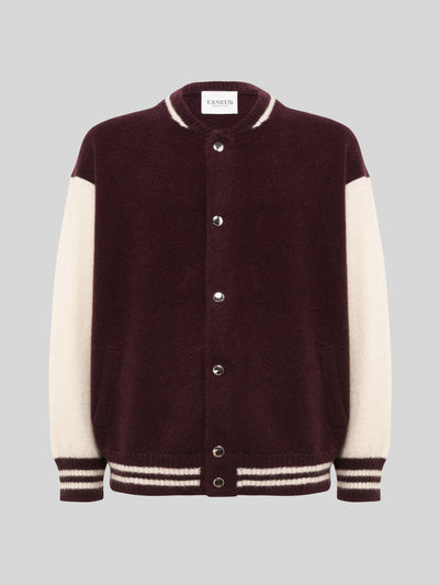 BOMBER IN CASHMERE E SETA