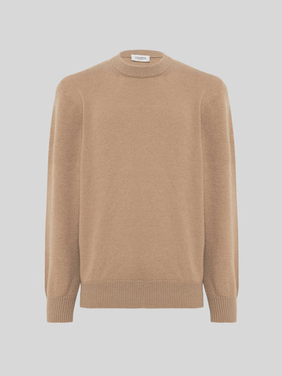 WOOL AND CASHMERE CREW NECK