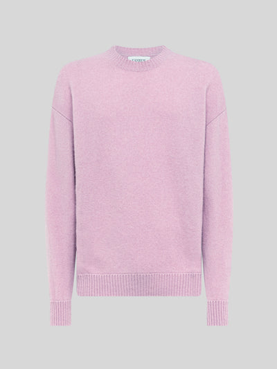 CREWNECK IN CASHMERE E SETA