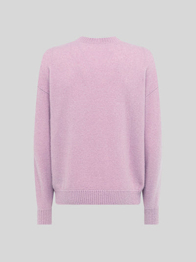 CREWNECK IN CASHMERE E SETA
