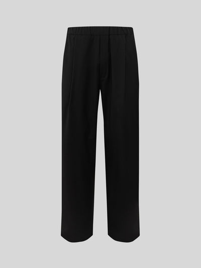 TROUSERS IN WOOL TAPERED FIT