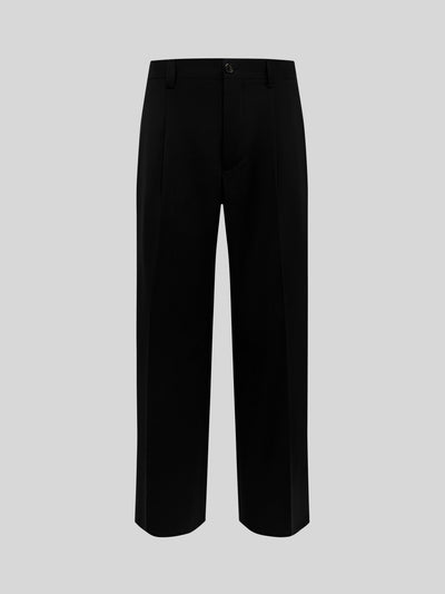 WOOL WIDE-LEG TROUSERS
