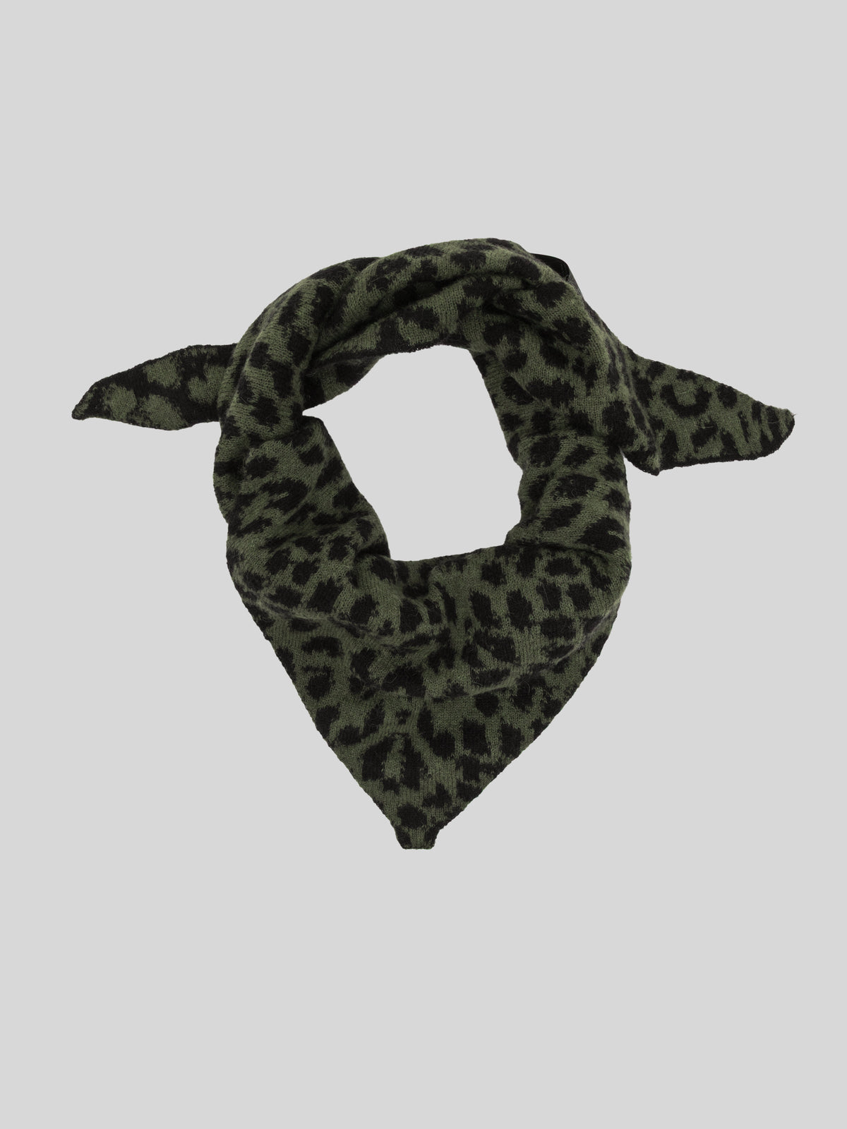 FOULARD MACULATO - VERDE BOSCO/PINE GREEN - F6LAUASC218-088