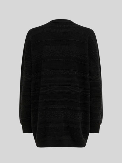 LIGHTWEIGHT JACQUARD CARDIGAN