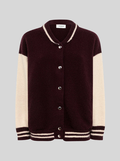 CASHMERE AND SILK BOMBER JACKET