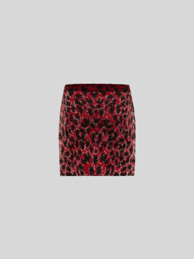 SKIRT IN MAGLIA MACULATA BRUSHED SLIM FIT