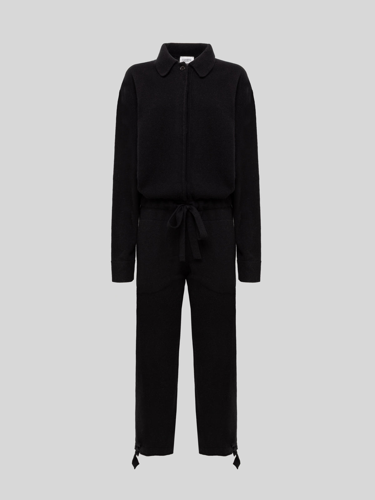 KNIT JUMPSUIT IN LANA E ANGORA