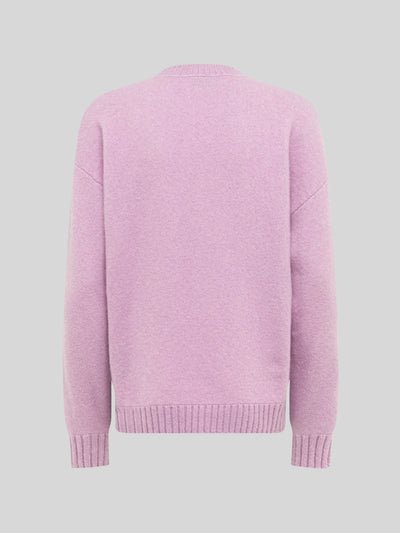 CREWNECK IN CASHMERE E SETA