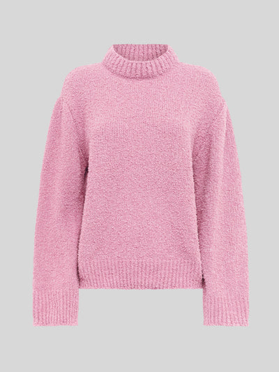 CREWNECK BOXY IN FILATO SOFT TEXTURED