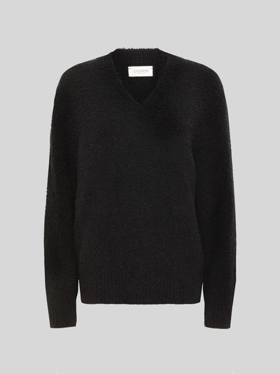 V-NECK BOXY IN FILATO SOFT TEXTURED